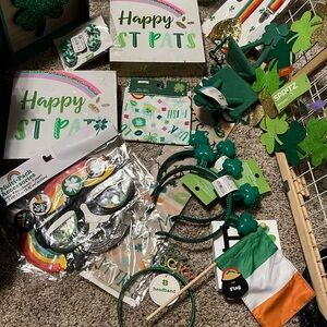 Large set St Pat day.  All new. Check out the low price for all